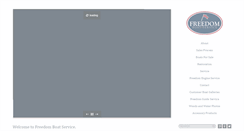 Desktop Screenshot of freedomboatservice.com