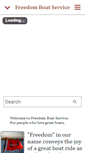Mobile Screenshot of freedomboatservice.com